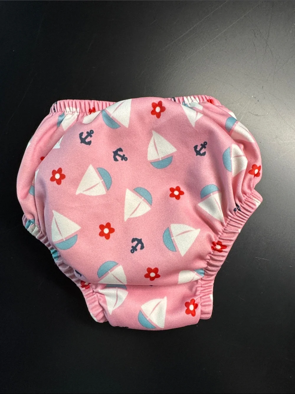 iplay Baby Pink Sailboat Swim Diaper Cover - 6 Months